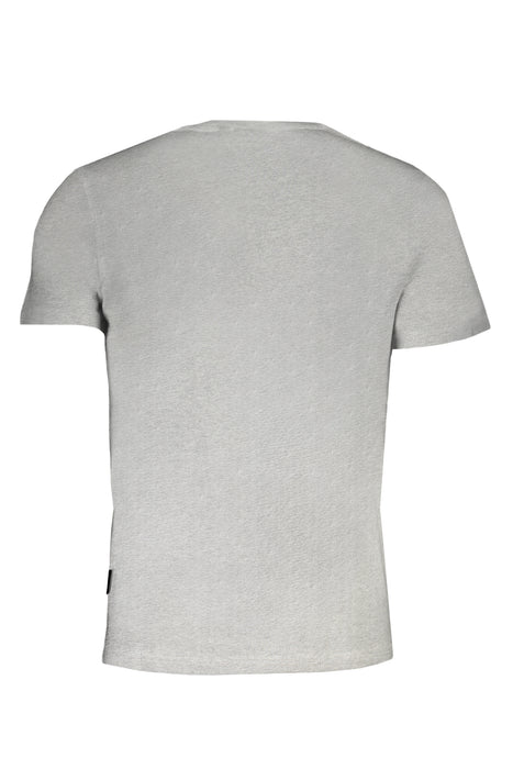 Napapijri Mens Short Sleeved T-Shirt Gray