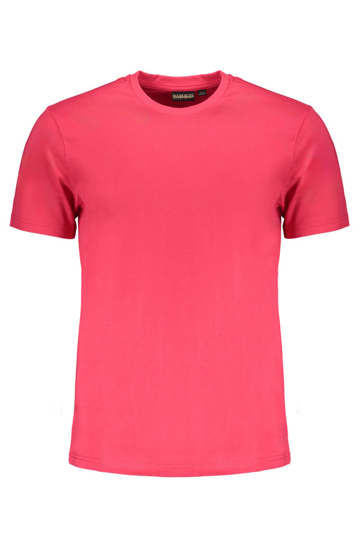 Napapijri Mens Short Sleeve T-Shirt Pink