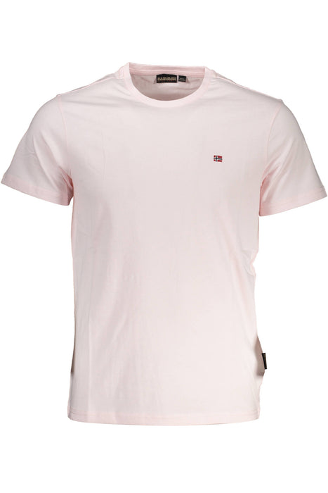 Napapijri Pink Man Short Sleeve T-Shirt