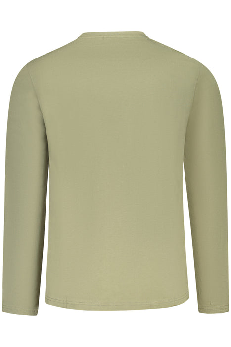 Napapijri Mens Long-Sleeved T-Shirt Green