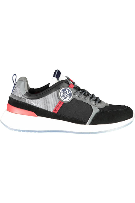 North Sails Black Mens Sports Shoes