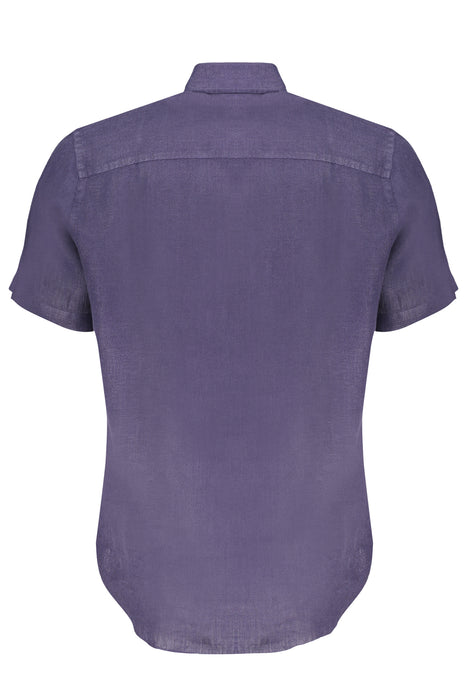 North Sails Mens Short Sleeved Shirt Blue