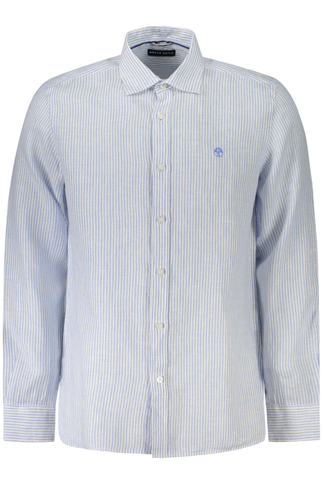 North Sails Mens Long Sleeve Shirt Blue