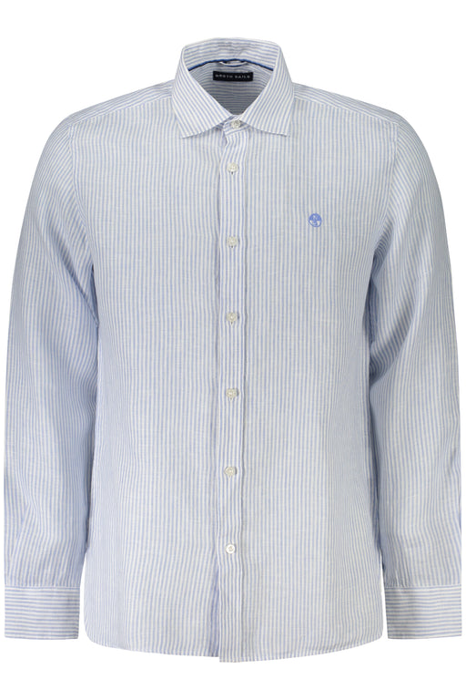 North Sails Mens Long Sleeve Shirt Blue