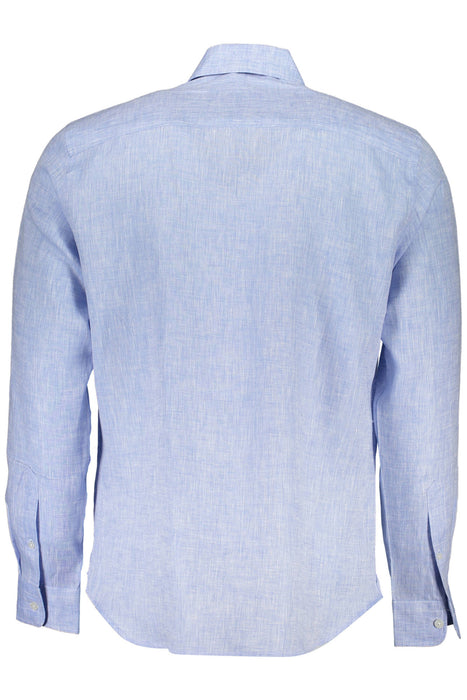 North Sails Light Blue Man Long Sleeved Shirt