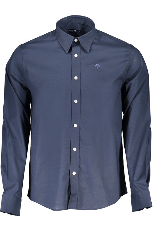 North Sails Mens Long Sleeve Shirt Blue