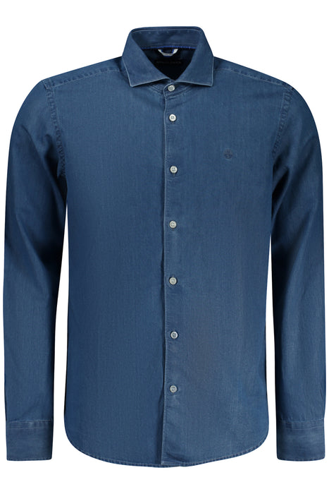 North Sails Mens Long-Sleeved Shirt, Blue