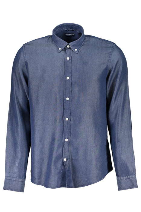 North Sails Mens Long Sleeve Shirt Blue