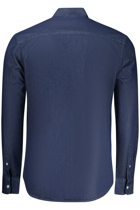 North Sails Mens Long-Sleeved Shirt, Blue