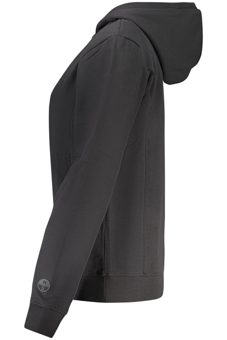 North Sails Womens Zip-Up Sweatshirt Black