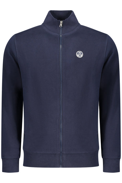 North Sails Mens Blue Zip-Up Sweatshirt