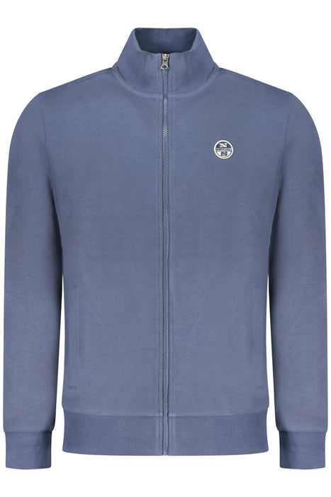 North Sails Mens Blue Zip-Up Sweatshirt