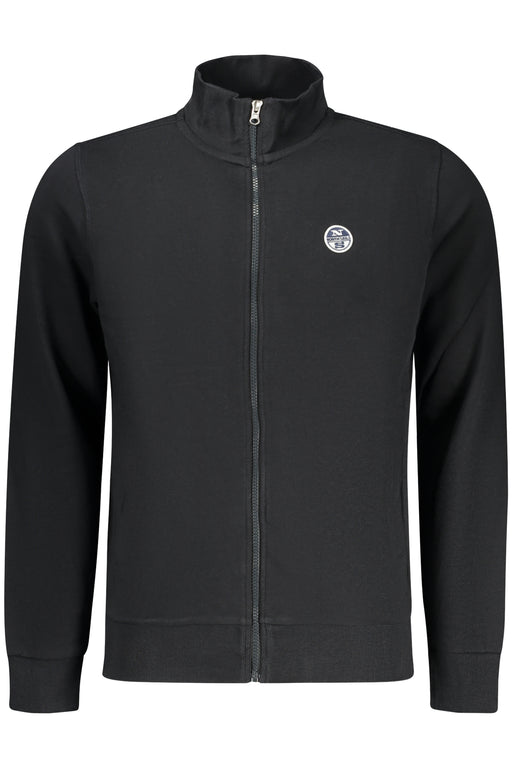 North Sails Mens Black Zip-Up Sweatshirt