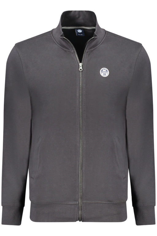 North Sails Mens Black Zip-Up Sweatshirt
