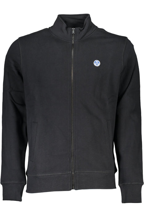 North Sails Mens Black Zip Sweatshirt