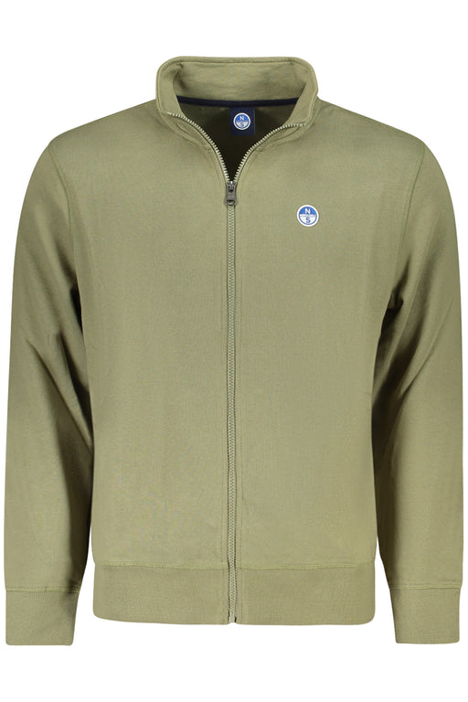 North Sails Mens Zip-Up Sweatshirt Green