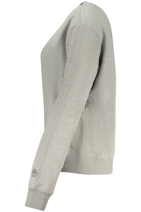 North Sails Womens Zip-Up Sweatshirt, Grey