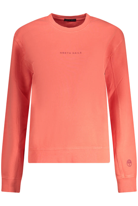 North Sails Womens Pink Zip-Free Sweatshirt