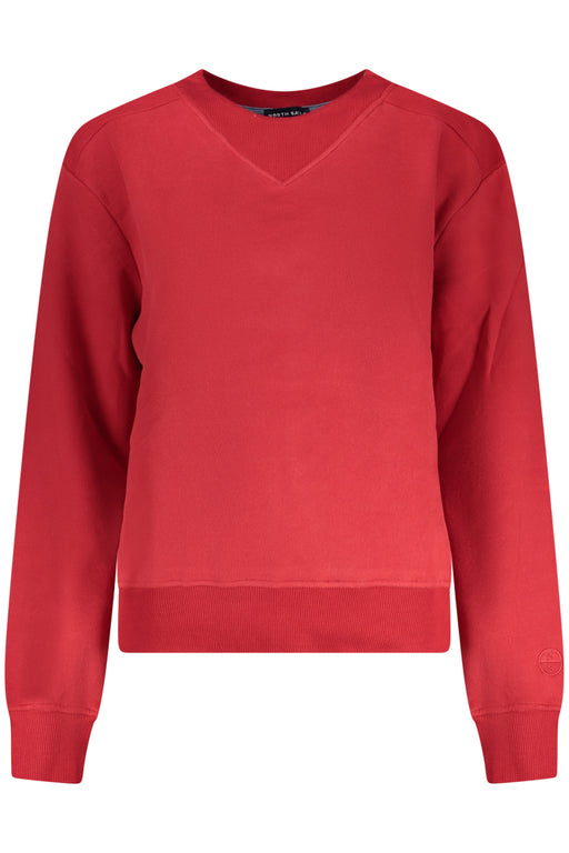 North Sails Womens Red Zip-Up Sweatshirt
