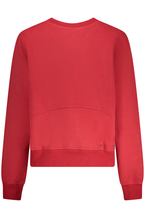 North Sails Womens Red Zip-Up Sweatshirt