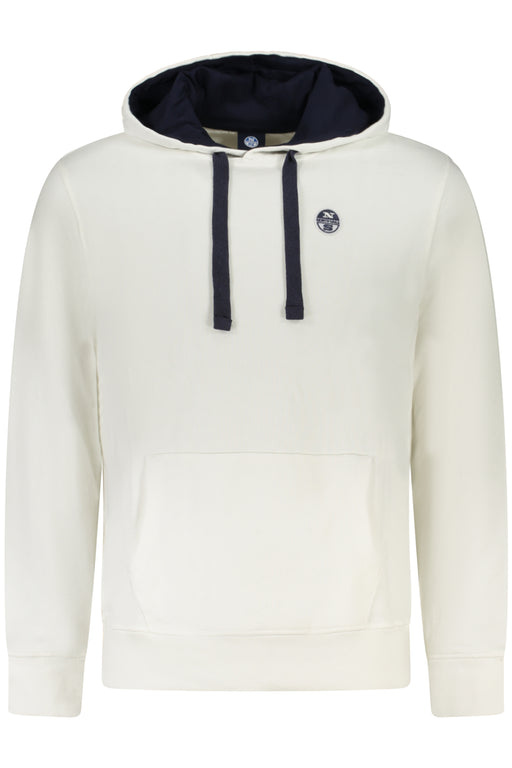 North Sails Mens Zip-Up Sweatshirt White