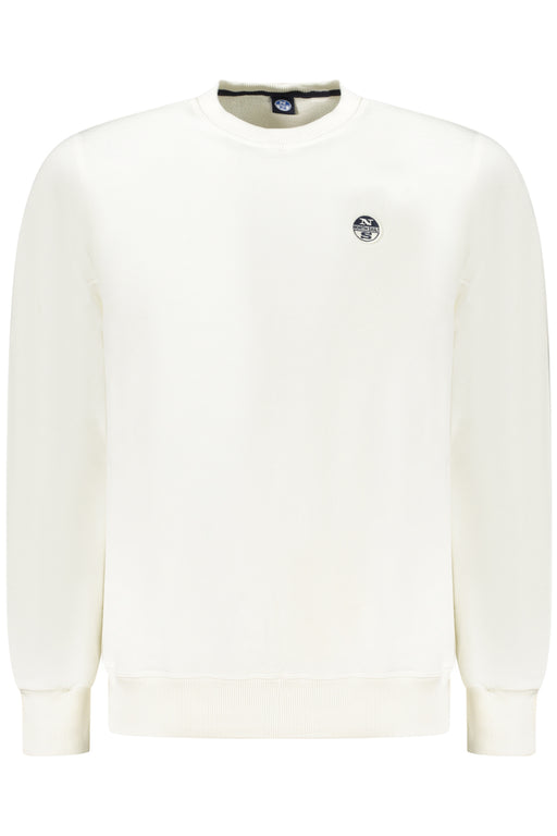 North Sails Mens Zip-Up Sweatshirt White