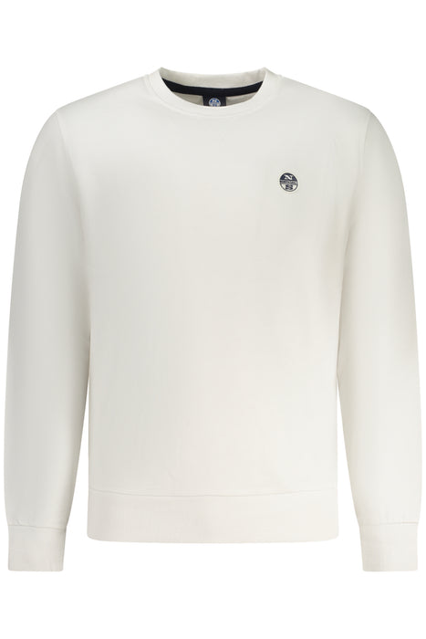 North Sails Mens Zip-Up Sweatshirt White