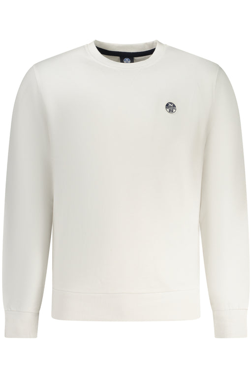 North Sails Mens Zip-Up Sweatshirt White