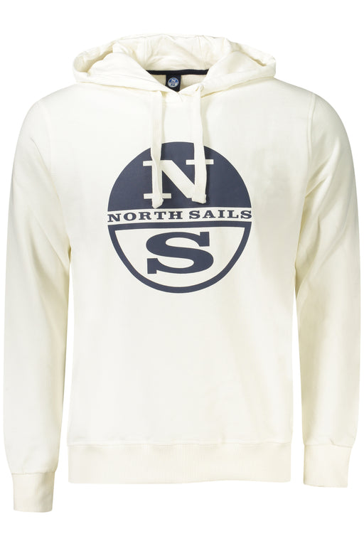 North Sails Mens Zip-Up Sweatshirt White