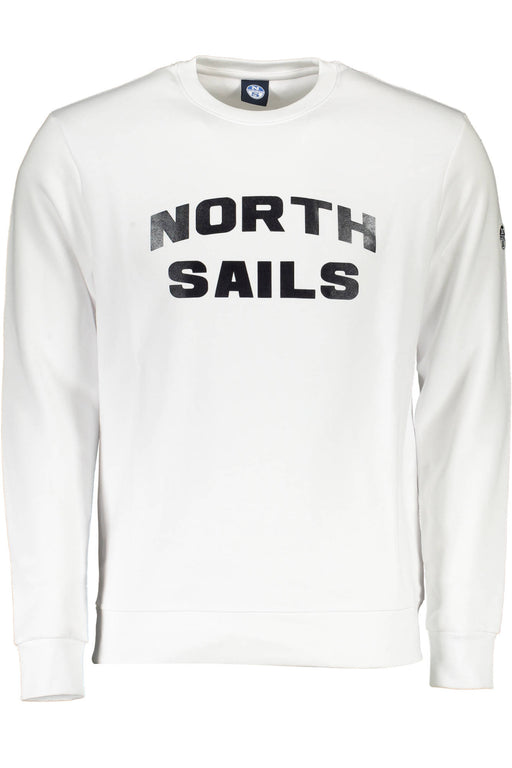 North Sails Mens Zip-Up Sweatshirt White