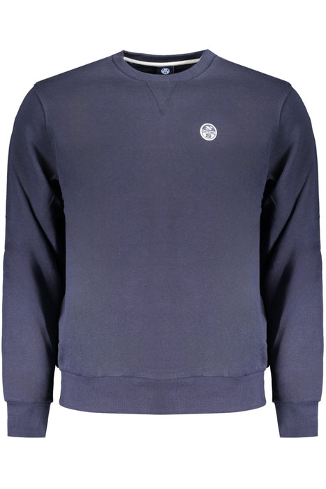 North Sails Mens Zip-Up Sweatshirt Blue