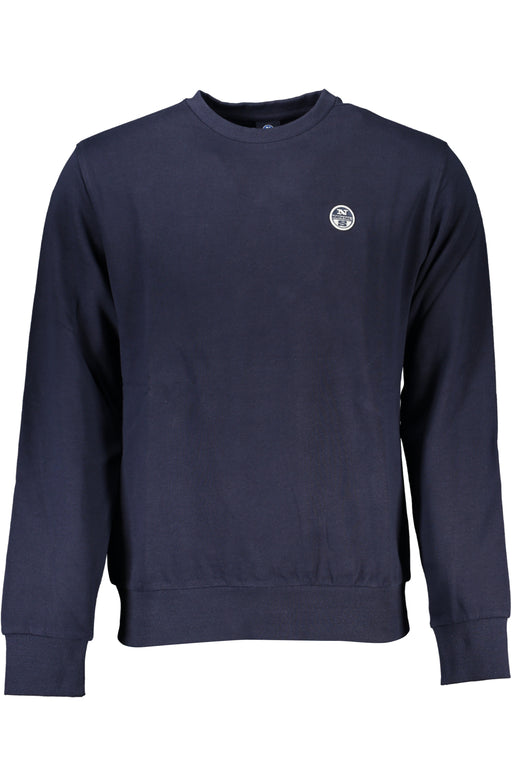 North Sails Mens Blue Zipless Sweatshirt