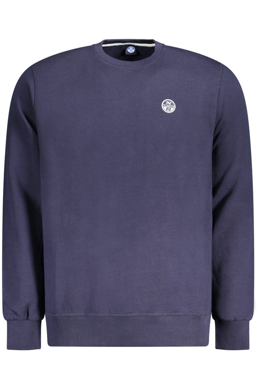 North Sails Mens Zip-Up Sweatshirt Blue
