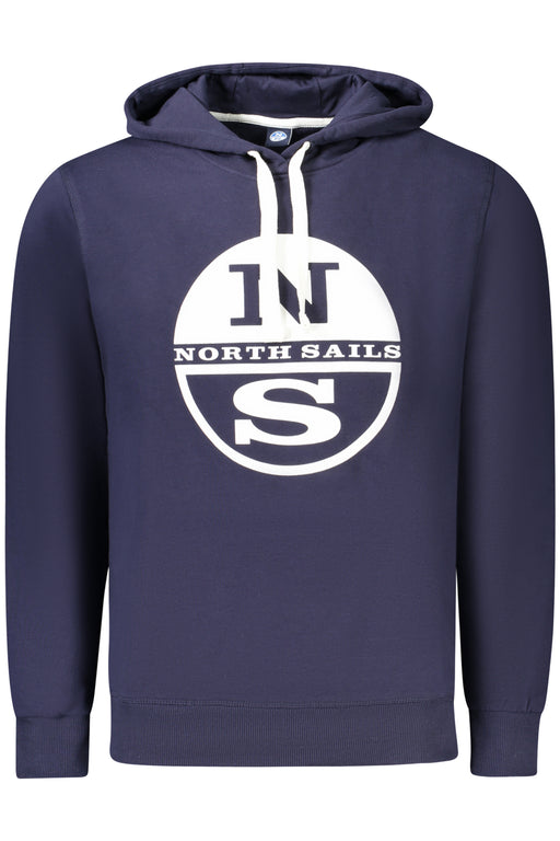 North Sails Mens Zip-Up Sweatshirt Blue