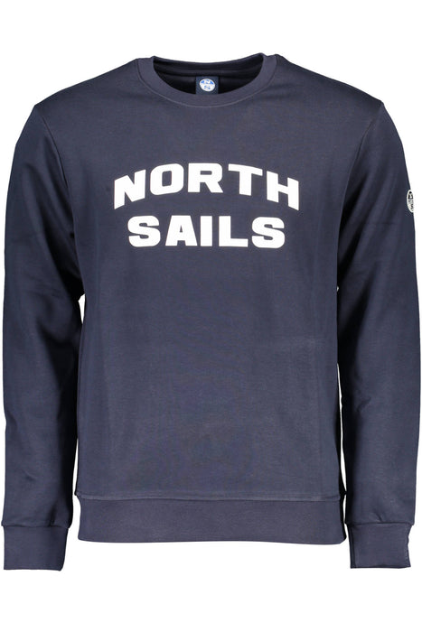 North Sails Mens Zip-Up Sweatshirt Blue