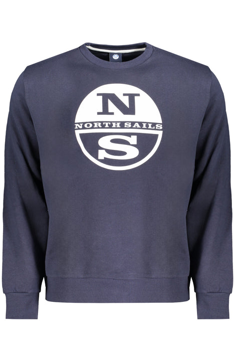 North Sails Mens Zip-Up Sweatshirt Blue