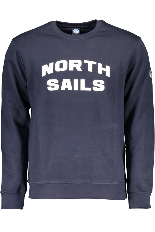 North Sails Mens Zip-Up Sweatshirt Blue