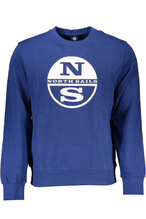North Sails Mens Blue Zipless Sweatshirt