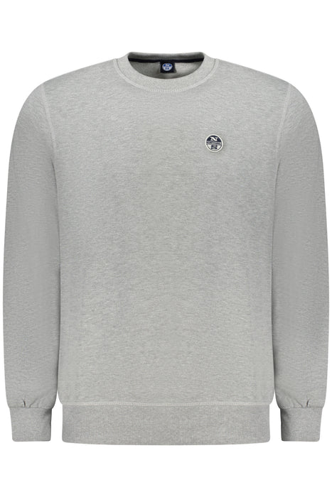 North Sails Mens Zip-Up Sweatshirt Grey