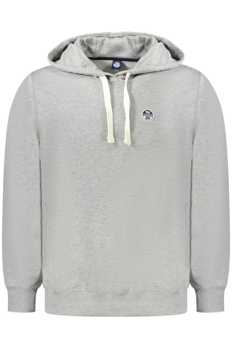 North Sails Mens Zip-Up Sweatshirt Grey