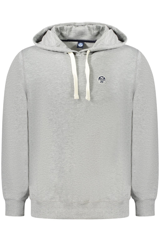 North Sails Mens Zip-Up Sweatshirt Grey