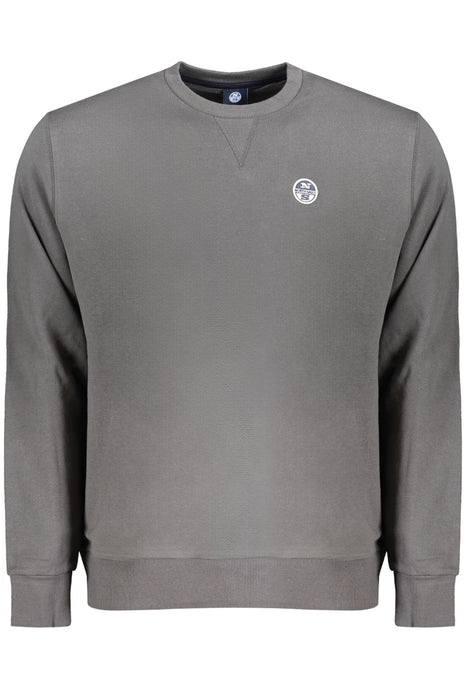 North Sails Mens Zip-Up Sweatshirt Grey