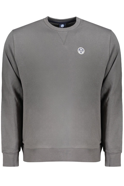 North Sails Mens Zip-Up Sweatshirt Grey