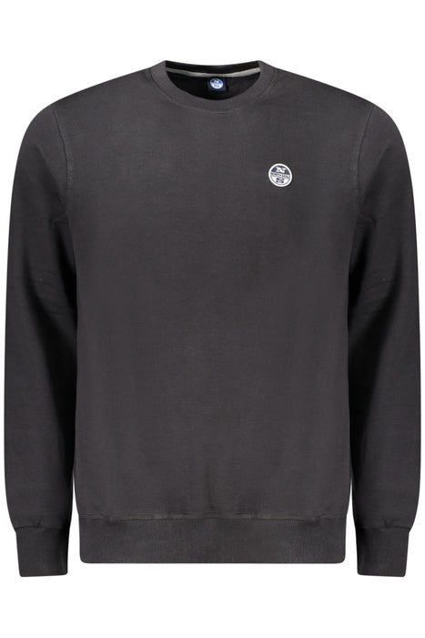 North Sails Mens Black Zip-Up Sweatshirt