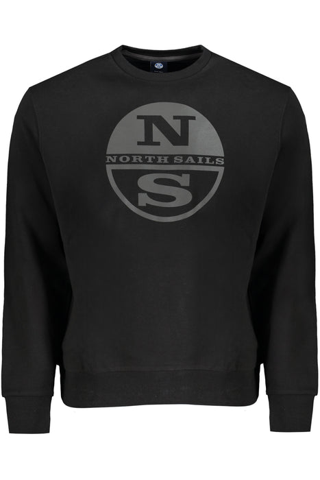 North Sails Mens Black Zip-Up Sweatshirt