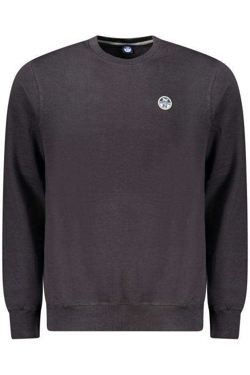 North Sails Mens Black Zip-Up Sweatshirt