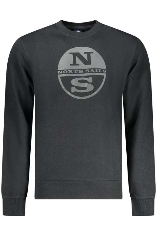 North Sails Mens Black Zip-Up Sweatshirt