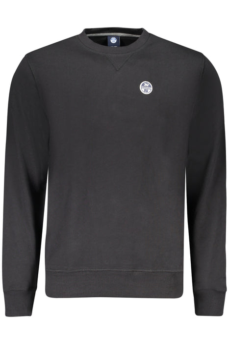 North Sails Mens Black Zip-Up Sweatshirt