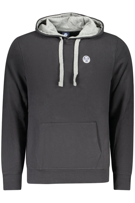 North Sails Mens Black Zip-Up Sweatshirt