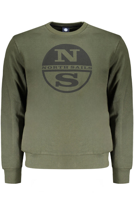 North Sails Mens Zip-Up Sweatshirt Green